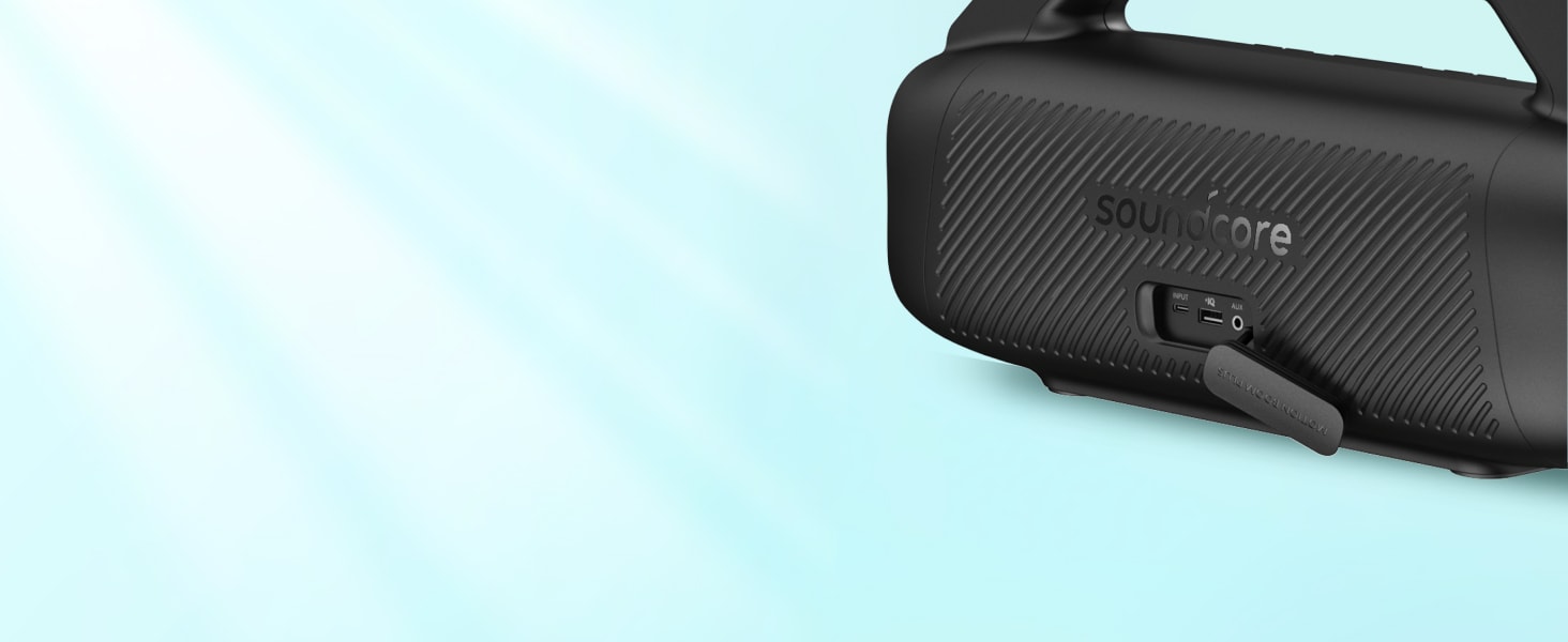 Anker Soundcore Motion Boom Plus: Портативна Bluetooth колонка 80 Вт, IP67, 20 годин, з налаштуваннями еквалайзера (Відновлено)