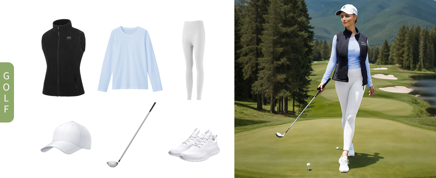 Електрична гріюча жилетка для жінок, чорна, з акумулятором 7.4V 10000mAh, 3 режими нагріву, ідеальний подарунок на Різдво