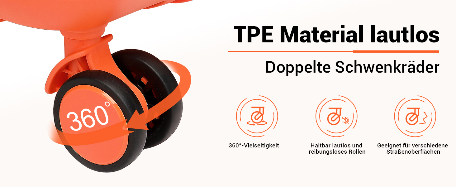 Чемодан British Traveller для ручної поклажі, середній, 64*43*26.5 см, з TSA-замком, ABS+PC, помаранчевий