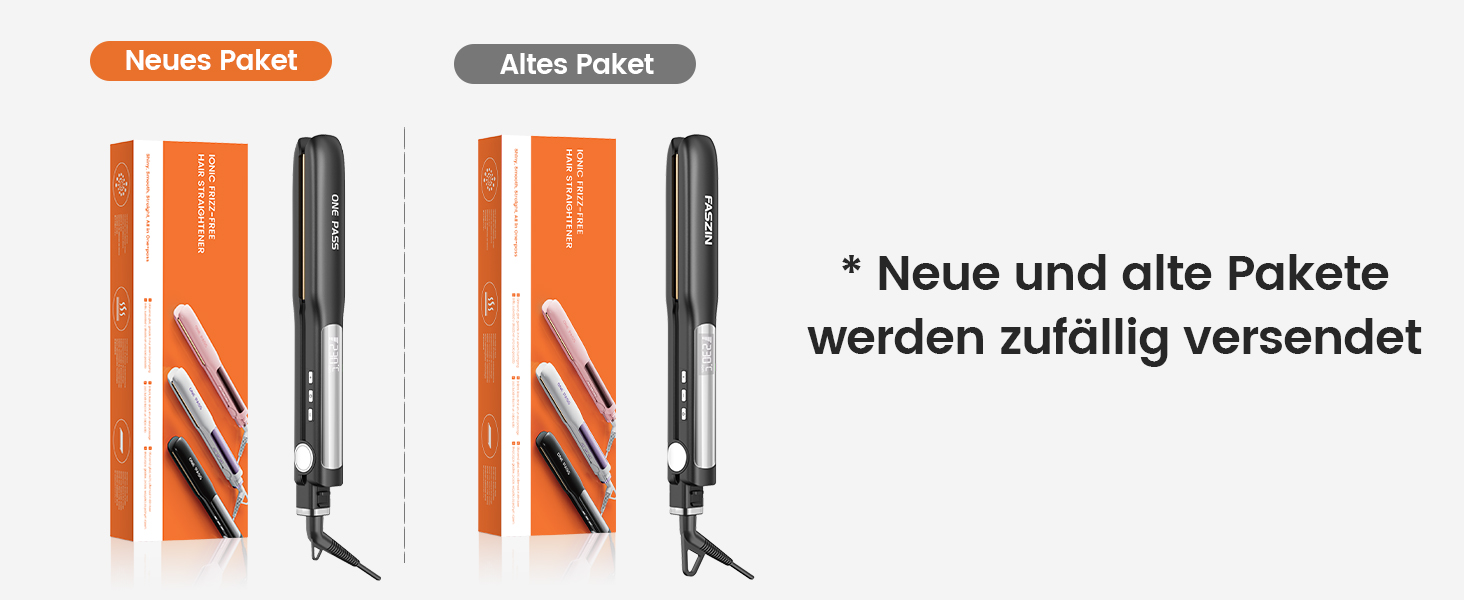 Випрямляч для волосся з титановими пластинами, іонізація, швидкий нагрів 20s, LCD-дисплей, універсальна напруга, 2-в-1 (Noir)