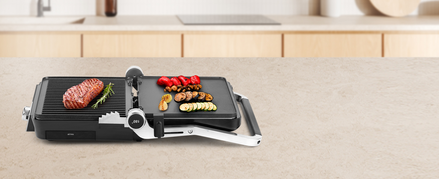 Ufesa Everest Electric Hot Plate with Touch Screen - 5 Presets, Timer & Adjustable Temperature
