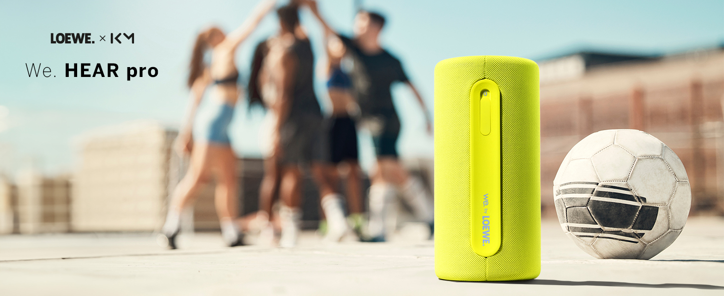 Loewe We. HEAR pro: Портативна Bluetooth колонка 60W, чорна. Водонепроникна, до 17 годин роботи, для дому та вулиці