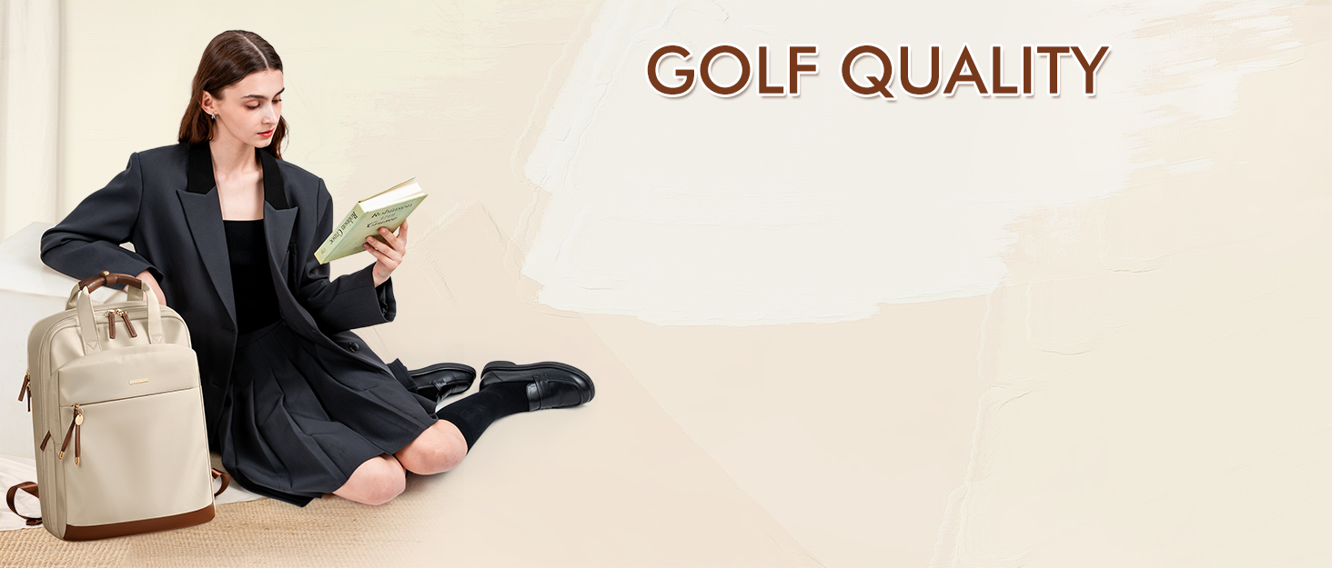 Жіночий рюкзак GOLF QUALITY, елегантна велика сумка на плече, міський рюкзак для ноутбука 15,6