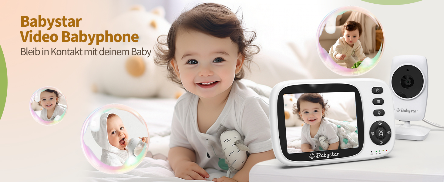 Дитячий відеоняня Babystar MC632A з камерою, 3.2