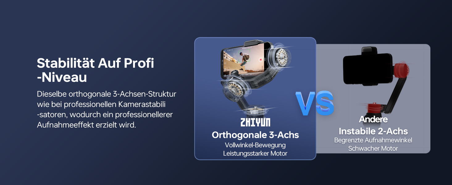 ZHIYUN Smooth 5S AI Pro: Стабілізатор для смартфона з AI, 3-осьовий, зі штативом, трекером, світлом, для зйомки Vlog, YouTube, TikTok