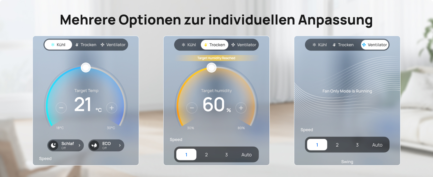 Мобільний кондиціонер Dreo 10000 BTU з охолодженням без дренажу, керуванням через додаток/голос/пульт, таймером 24 год та функцією вентилятора/зневожувача, AC515S