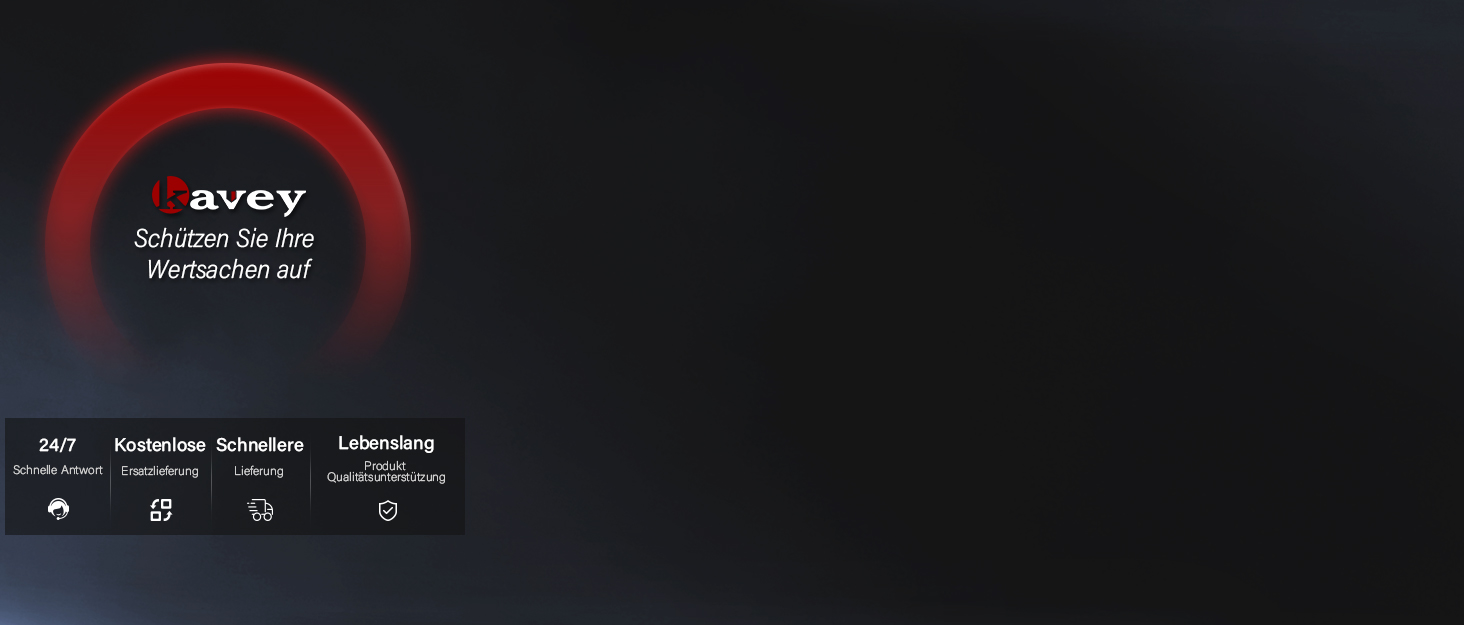 Сейф Kavey Safe Tresor 50L з цифровим замком, подвійним сигналом тривоги та LED-підсвіткою