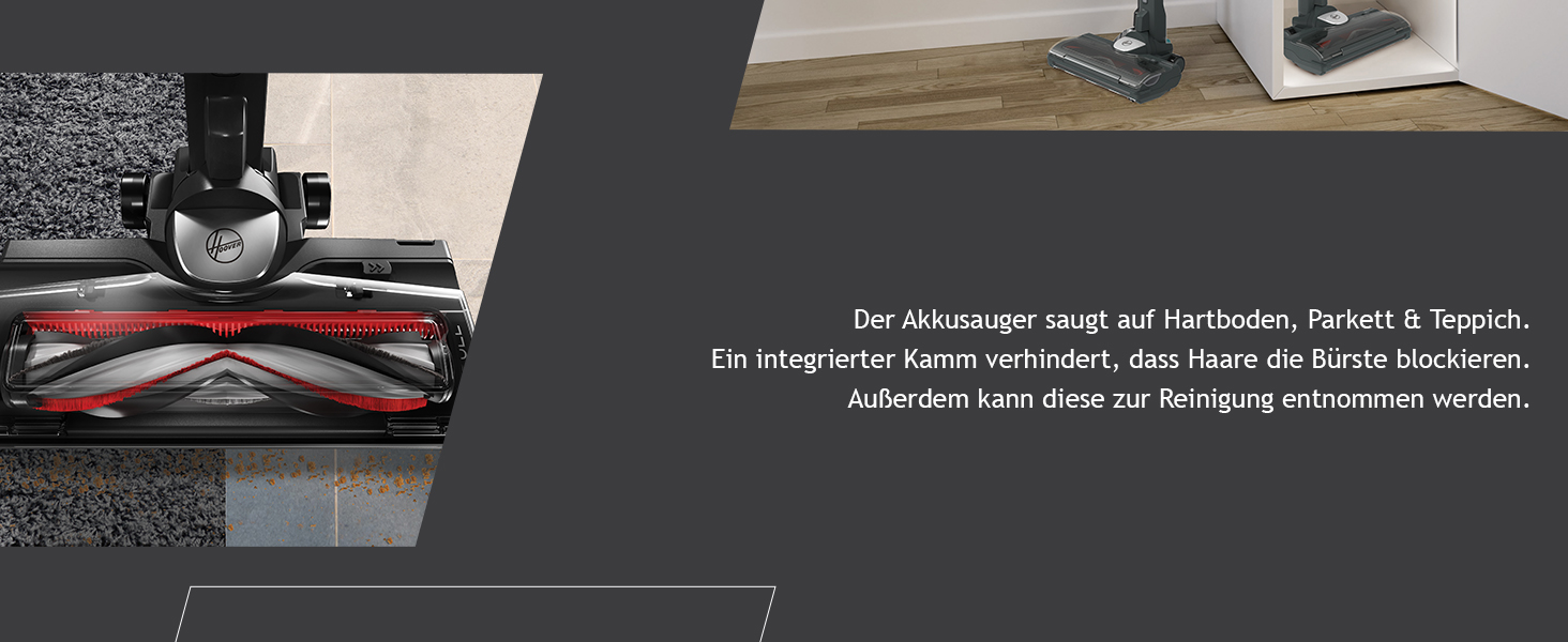 Бездротовий пилосос Hoover H-Free 500 HF522STH: акумуляторний, без мішка, LED, паркування, до 30 хв роботи