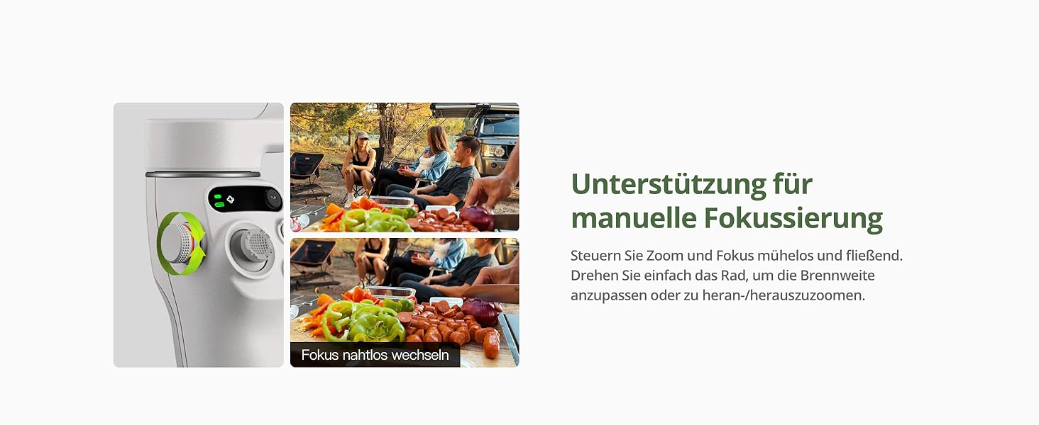 DJI Osmo Mobile 6 - Стабілізатор для смартфона, 3-осьовий, з розширеним штативом, трекінг об'єкта, для YouTube, TikTok, сірий