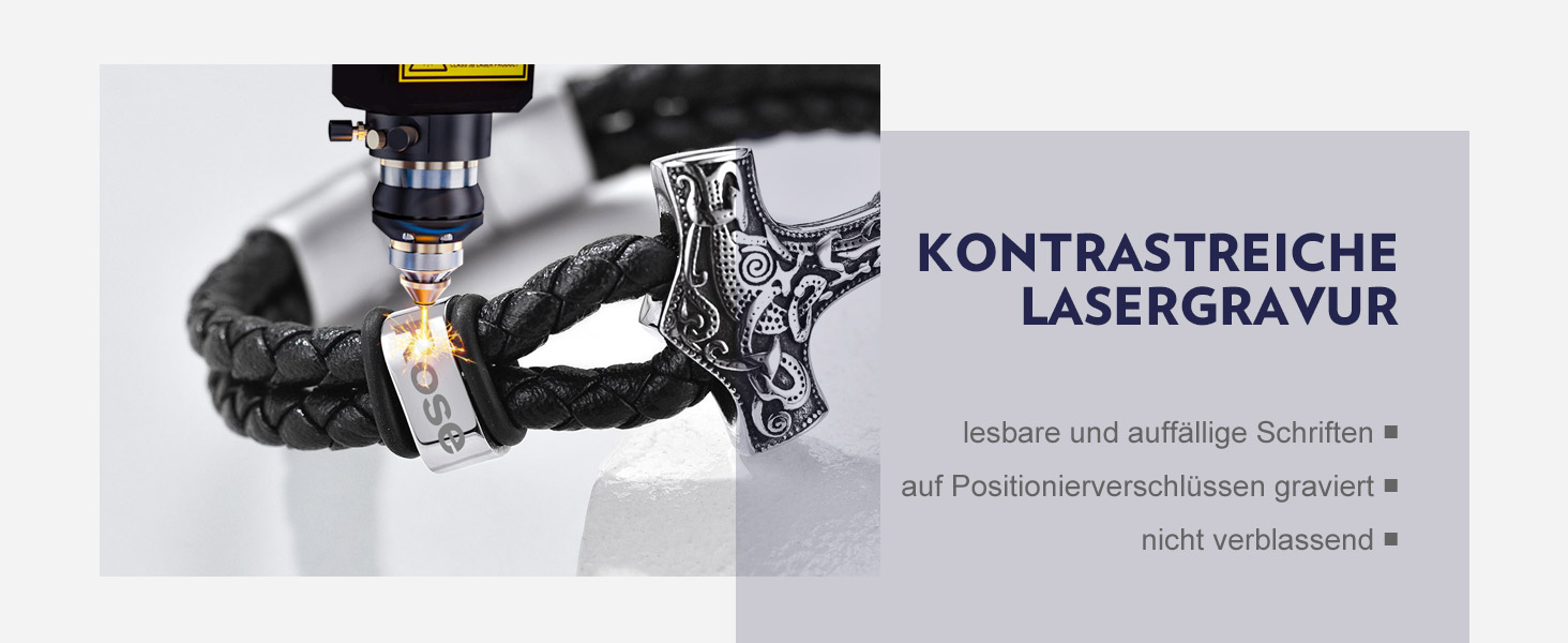 Чоловічий шкіряний браслет Bandmax Mjölnir/Череп/Масонство з магнітною застібкою. Браслет вікінгів для чоловіків, батька, чоловіка. Шкіряний браслет з гравіюванням.