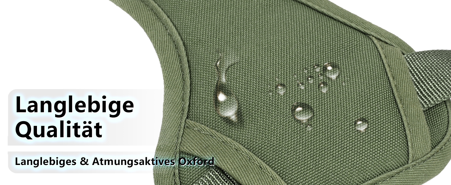 Нашийник для собак HEELE з посиленим кріпленням, світловідбиваючий, з м'якою ручкою, для контролю, 2 металеві кільця, для малих, середніх та великих собак, армійський камуфляж, зелений, M M MC-Armee Grün