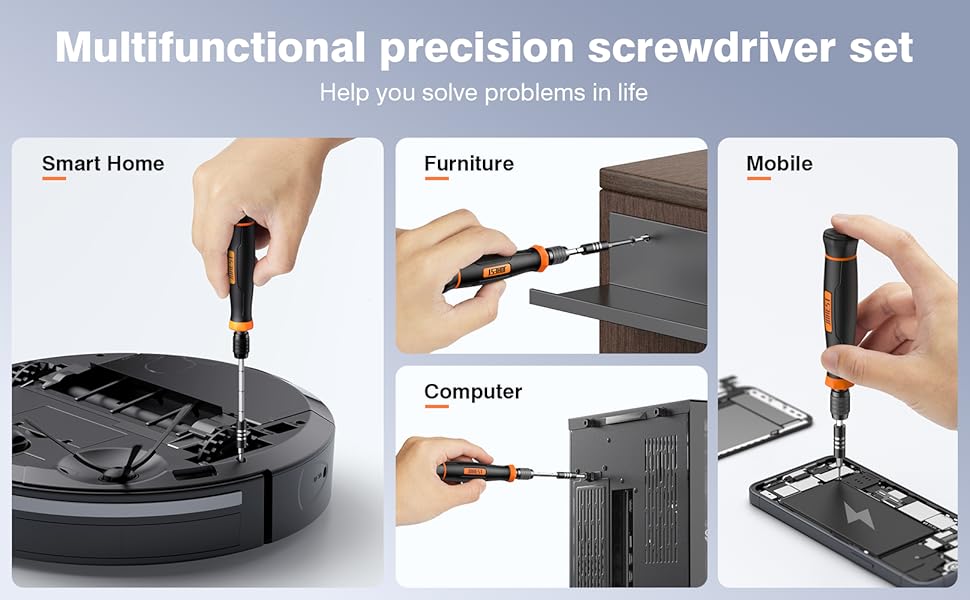 Набір викруток JOREST 155 в 1: міні-набір для ремонту Macbook, Laptop, PC, RC, PS5, Switch, Xbox, iPhone, годинників та окулярів