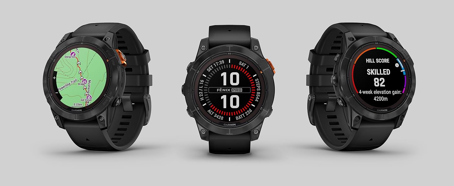 Розумний годинник Garmin fēnix 7S Pro з сонячною лінзою, GPS, кольоровим дисплеєм та підтримкою GarminPay