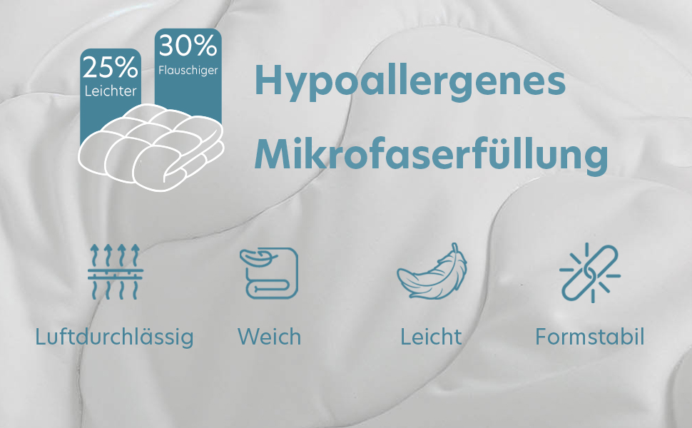 Ковдра постільна 135x200 см, всесезонна, стегане, антиалергенна, Öko Tex Standard, Inez