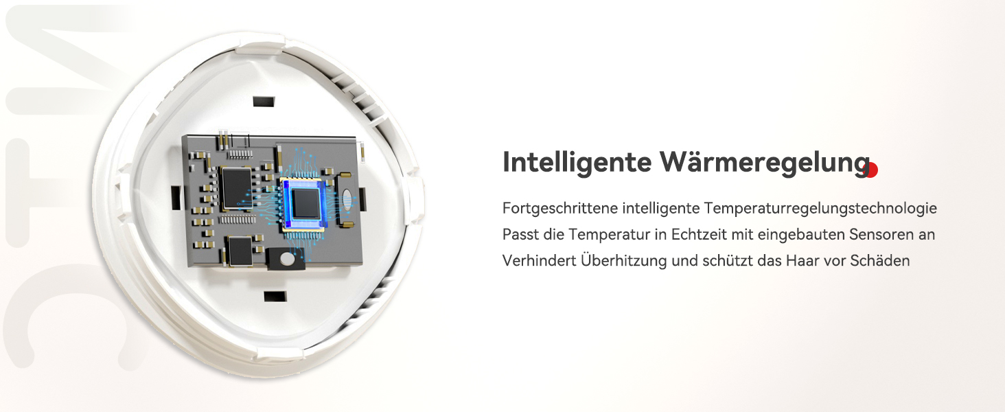 Фен з дифузором, потужний фен з мотором 160 000 об/хв, іонізатор, 500 млн негативних іонів, для подорожей та дому (сірий), сірий дифузор