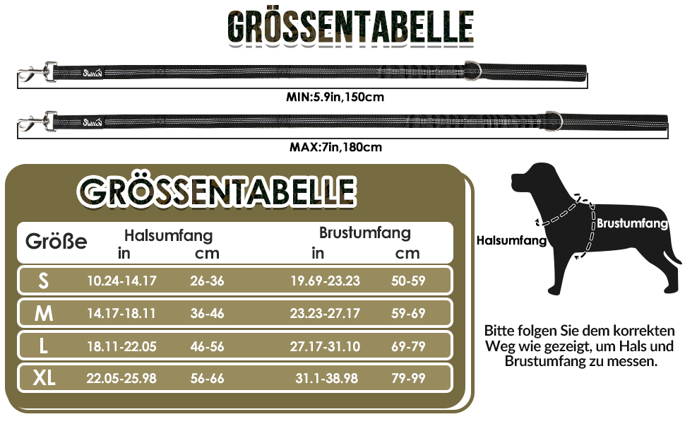 Шлейка для собак SlowTon середнього та великого розміру з повідком 1,55-1,7 м, м'яка та світловідбиваюча, з регульованою шиєю та грудьми, шлейка проти натягу для прогулянок, S, жовта