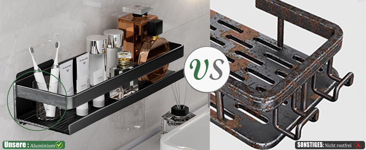 Алюмінієвий кухонний органайзер для ванної кімнати, 30 см, 2 шт., настінний, самоклеючий, 2 яруси