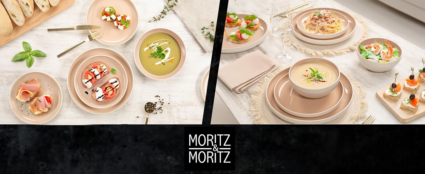 Набір кавових чашок Moritz & Moritz CAVO, 6 шт., 500 мл, з високоякісної кераміки, стильний дизайн з ручкою