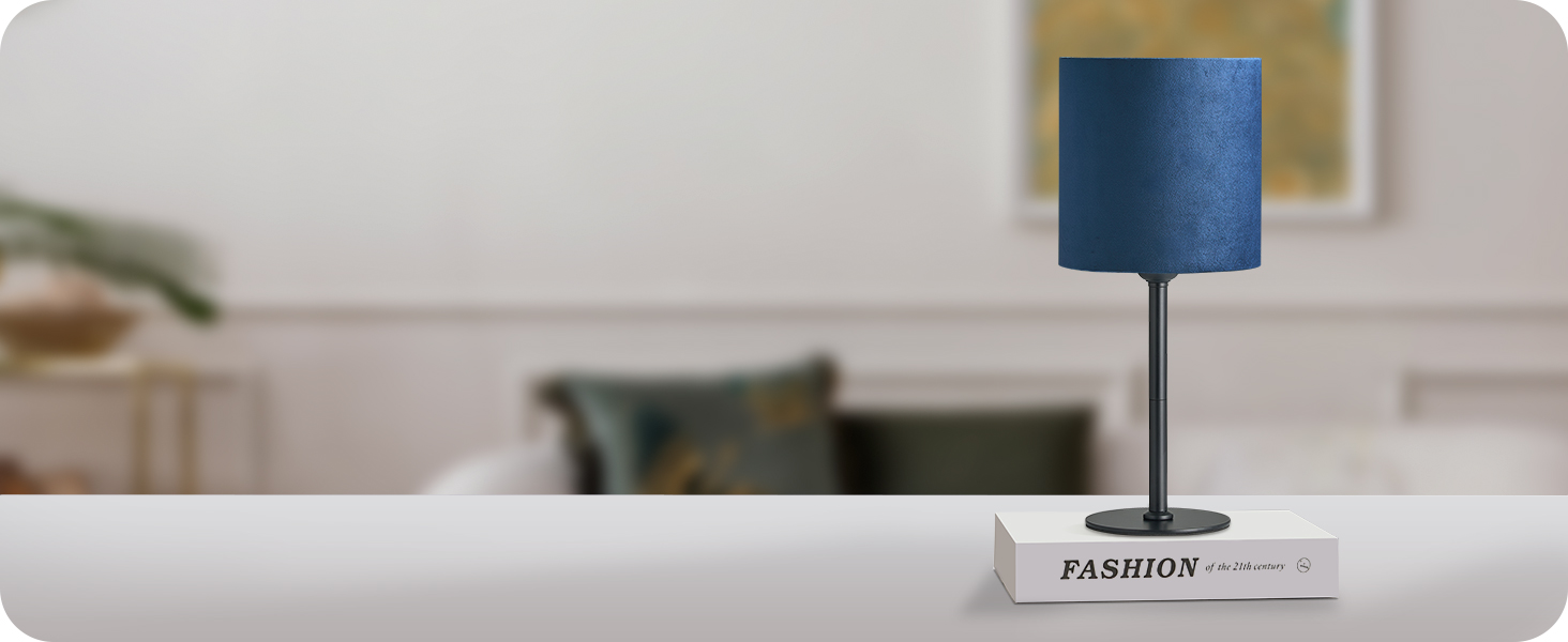 EDISHINE Настільна лампа, сучасний дизайн, індустріальний стиль, Е14 цоколь, вінтажна, для спальні/вітальні, бежево-чорна (льон + золото)