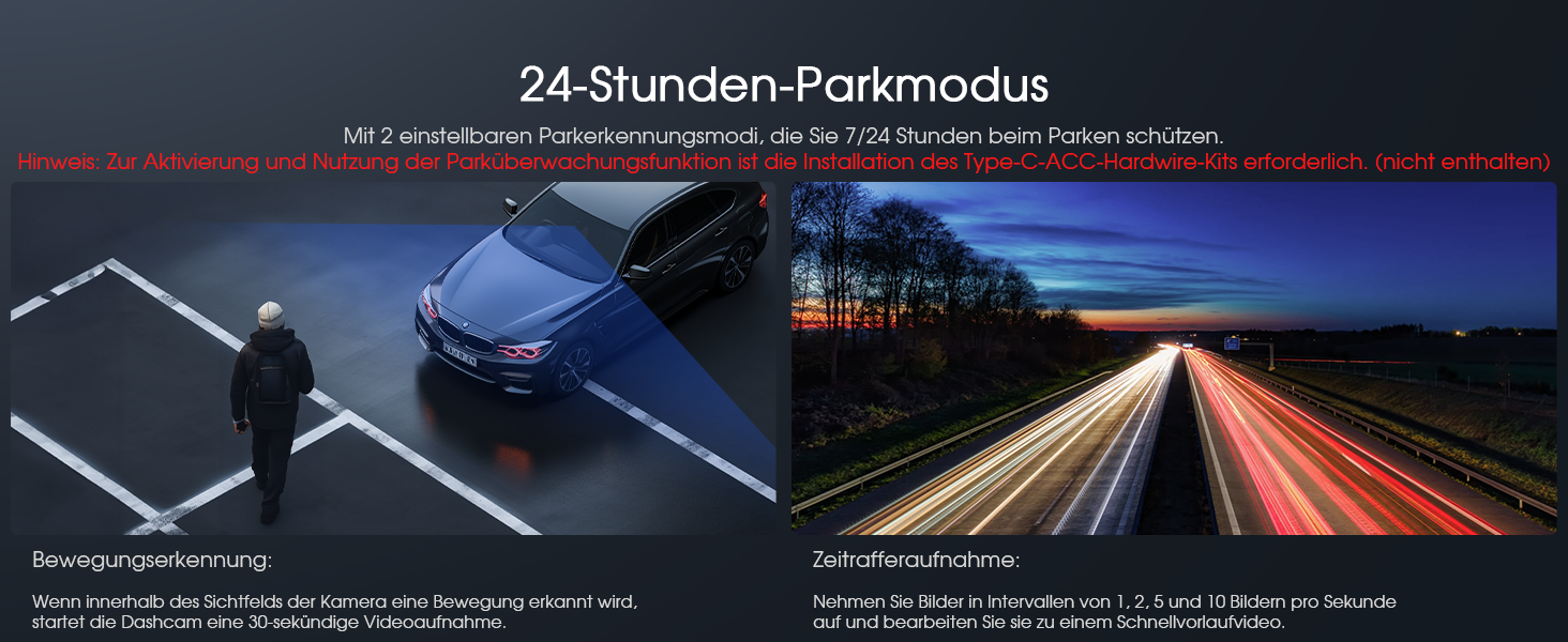 Відеореєстратор Auto WiFi 2K Mini з GPS, IPS-дисплеєм, нічним баченням, WDR та паркувальним режимом