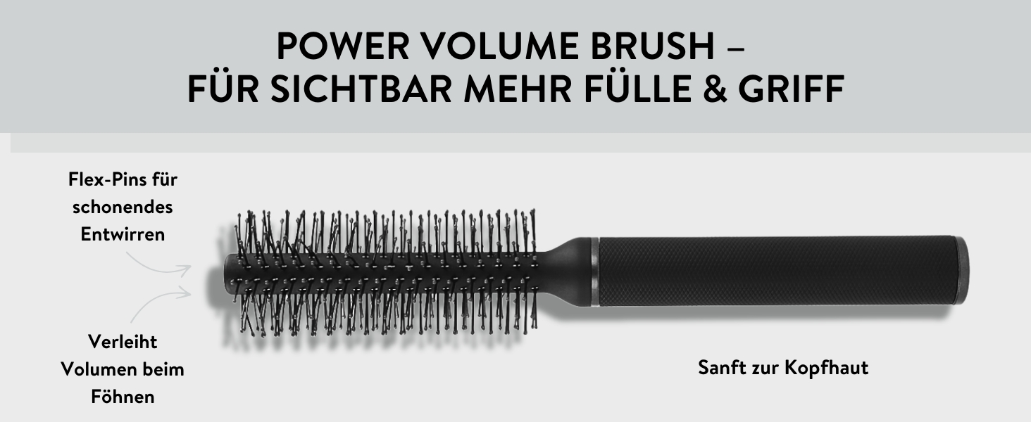 PARSA Beauty Men Фен-щітка для об'єму волосся - антистатична, з карбоном, для чоловіків