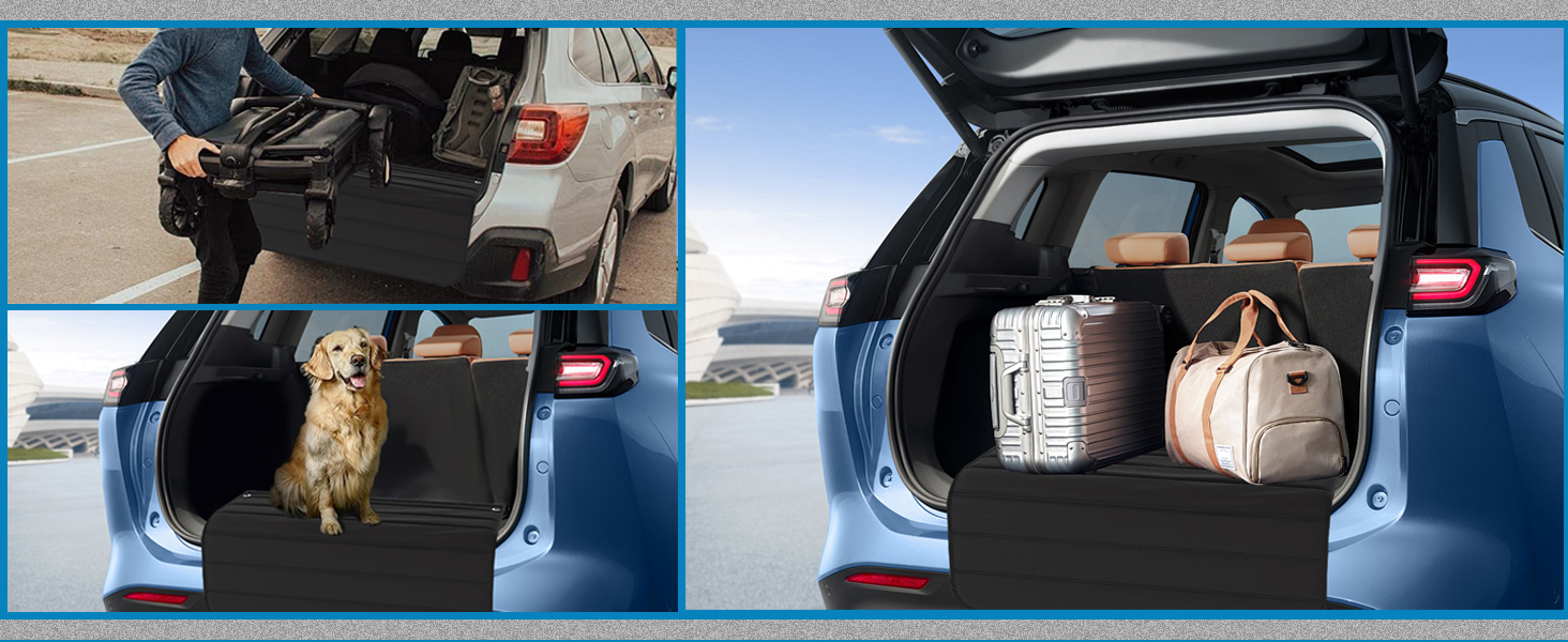 Захист для багажника автомобіля для собак, килимок у багажник, вологостійкий, стійкий до подряпин та розривів, 80x64 см (сірий)