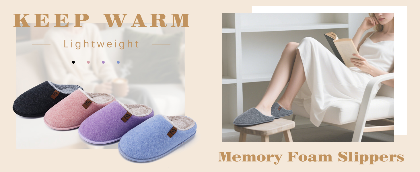 Тапочки жіночі COFACE з фетру, теплі, зручні, з м'якою підкладкою, чорні, розмір 38 EU