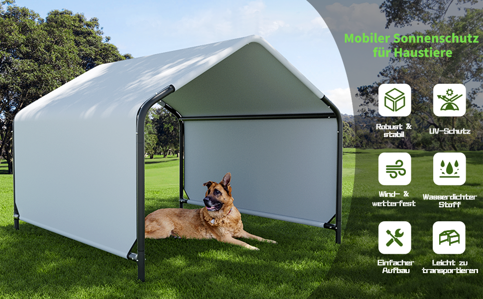 Намет для собак, підстилка для тварин, павільйон - захист від негоди