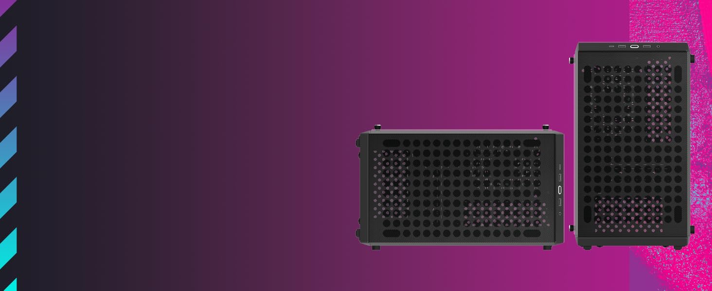 Корпус Cooler Master MasterBox Q300L V2 Mini-Tower Micro-ATX з USB 3.2 Gen 2x2, 120 мм вентилятор, загартоване скло, чисте кабельне прокладання та кілька варіантів охолодження