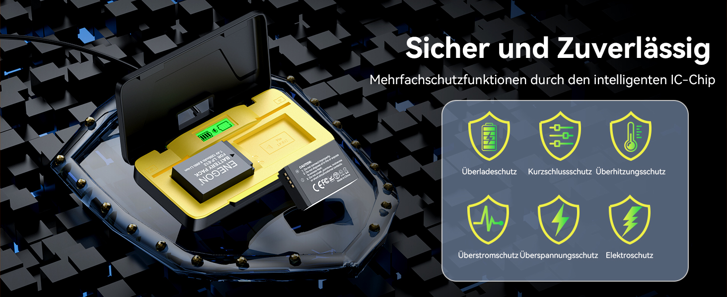 Акумулятор ENEGON LP-E12 та зарядний пристрій 20W Dual для Canon EOS M50 Mark II та інших моделей