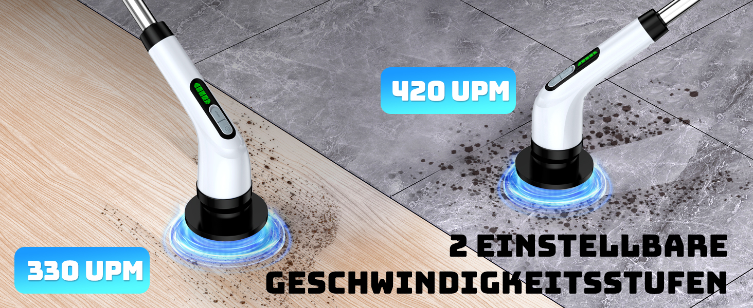 Електрична щітка для чищення Highyes Spin Scrubber, водонепроникна IPX7, біла