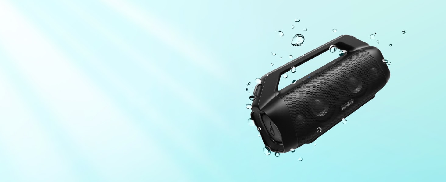 Anker Soundcore Motion Boom Plus: Портативна Bluetooth колонка 80 Вт, IP67, 20 годин, з налаштуваннями еквалайзера (Відновлено)