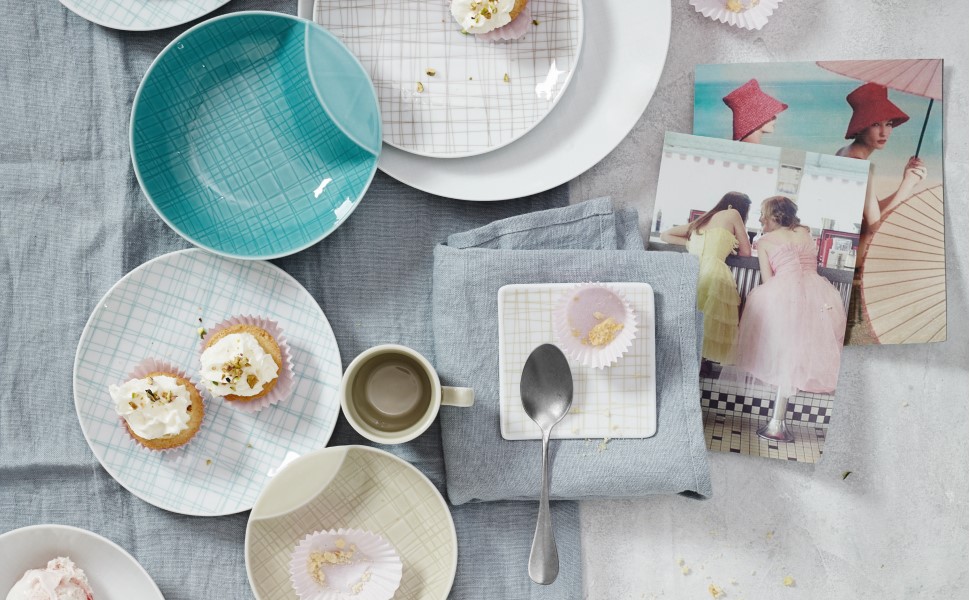 Набір посуду Rosenthal Mesh 16 предметів: 4 тарілки (глибокі 21 см, плоскі 21/27 см), миски для каші 14 см, білий