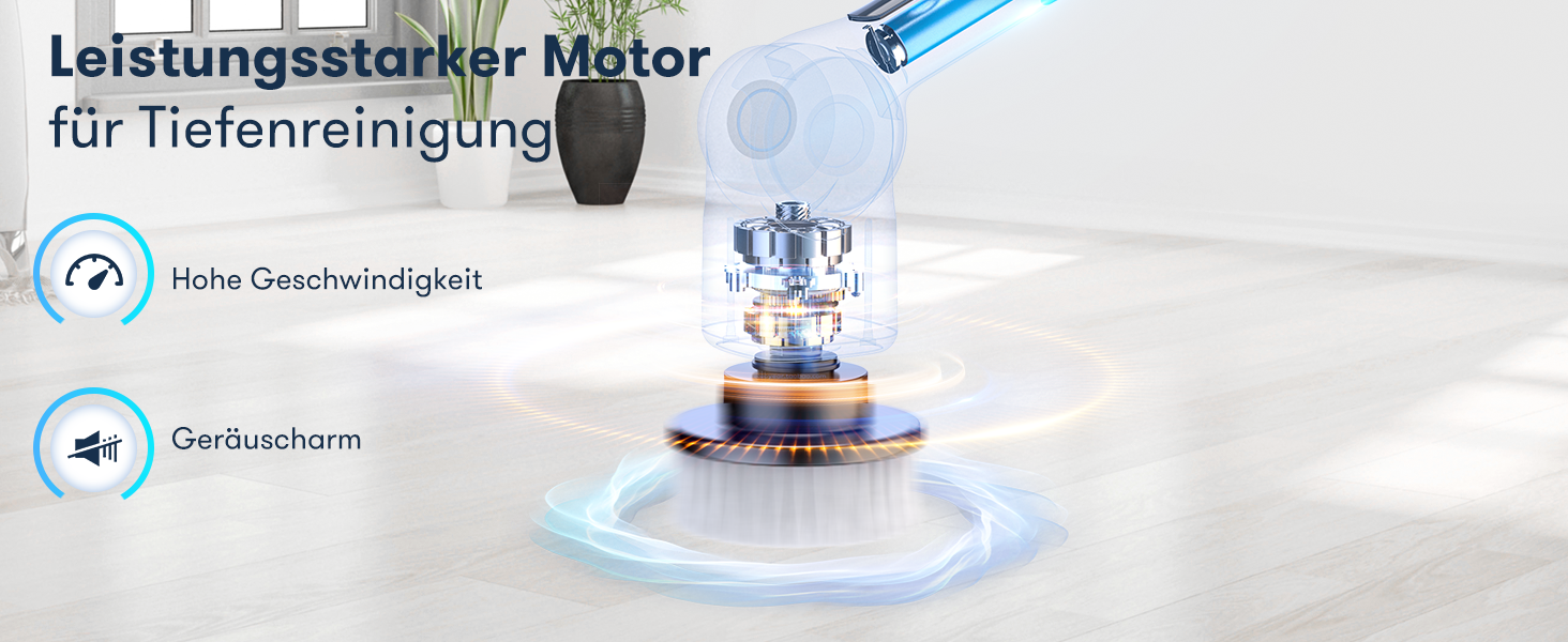 Електрична щітка для прибирання CB18 Uythumidid: 7 насадок, 3 швидкості, LED дисплей для ванної, кухні, авто, підлоги