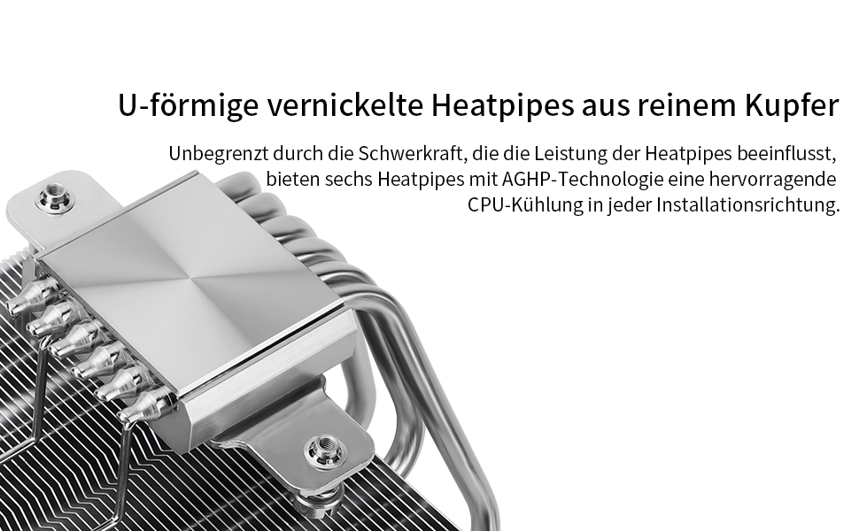 Thermalright SI-100: Повітряний кулер для CPU з 6 теплових трубок, тихий вентилятор TL-E12B PWM, технологія AGHP 3.0, сумісний з AMD AM4/AM5 та Intel 1150/1151/1200/1700/2066