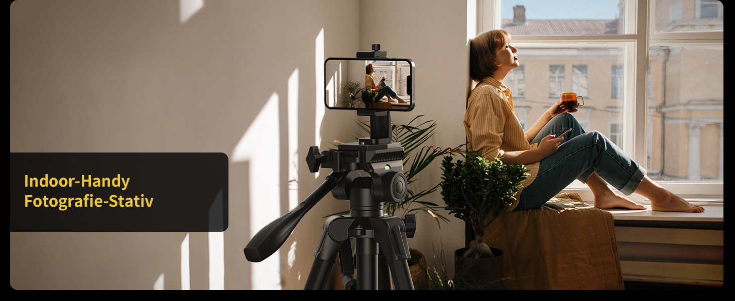 Штатив для камери RALENO Stabile, 152 см, з сумкою. Легкий та міцний штатив для професійних фотографів та відеозйомки з тримачем для телефону iPhone. Модель TP-40