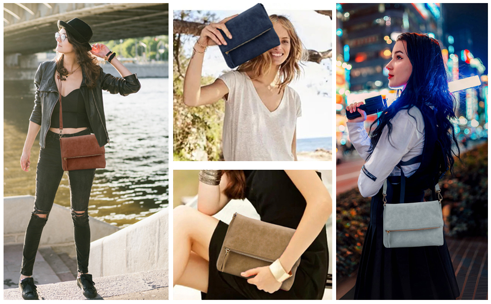 Сумка жіноча Gladdon через плече, шкіряна крос-боді, Taupe (бежевий)