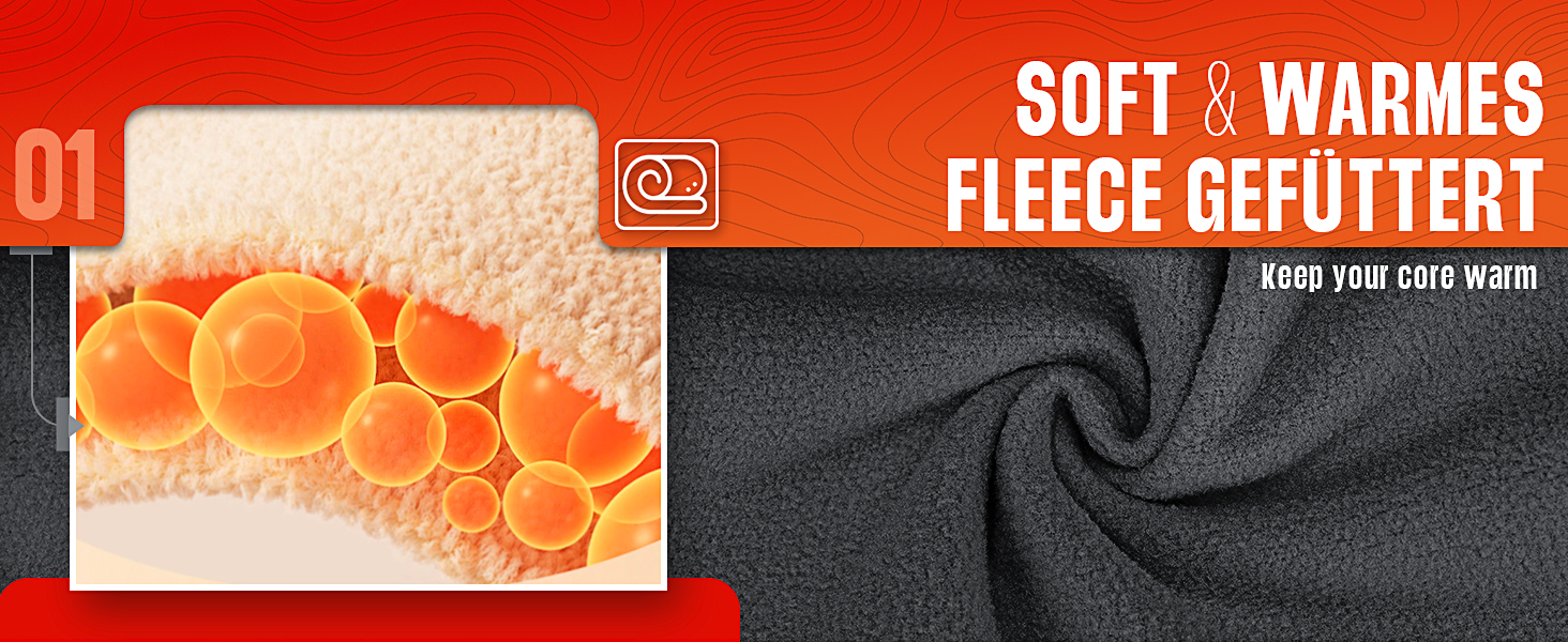 Флісова жилетка чоловіча Outdoor Ventures з довгими рукавами, тепла, вітронепроникна, з підкладкою, зимова жилетка, робоча жилетка для чоловіків з кишенями на блискавці (XL, Dim Gray)