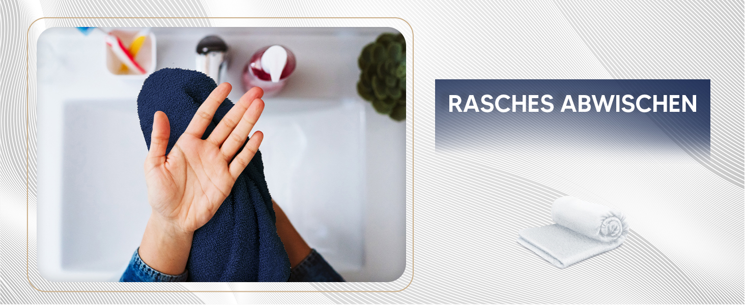 Рушники Utopia, бавовна, 700 г/м², 6 шт. (морська синь)