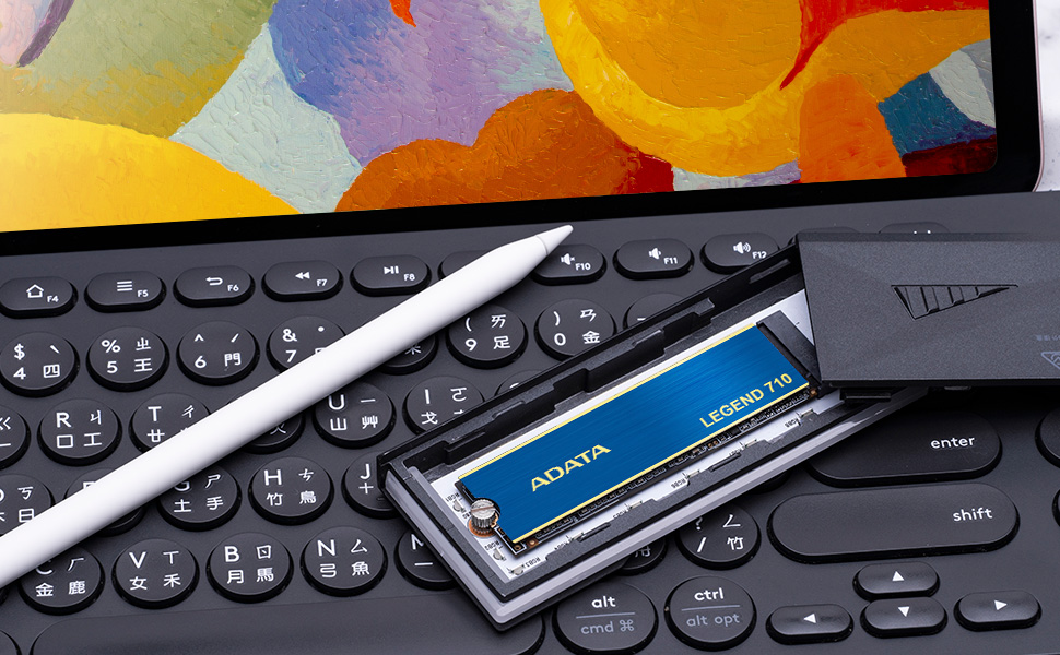 SSD ADATA Legend 710 M.2 1TB PCIe Gen3x4 NVMe 2280 (2400/1800 MB/s) – Чорний