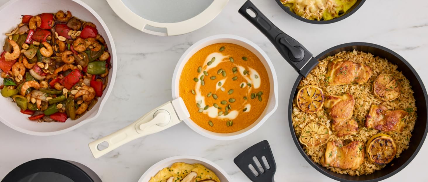 Фритюрниця без оливи Bergner MIDNIGHT з керамічним покриттям, 1800W, 6.9L, 8 програм, 80-200°C, таймер до 30 хв