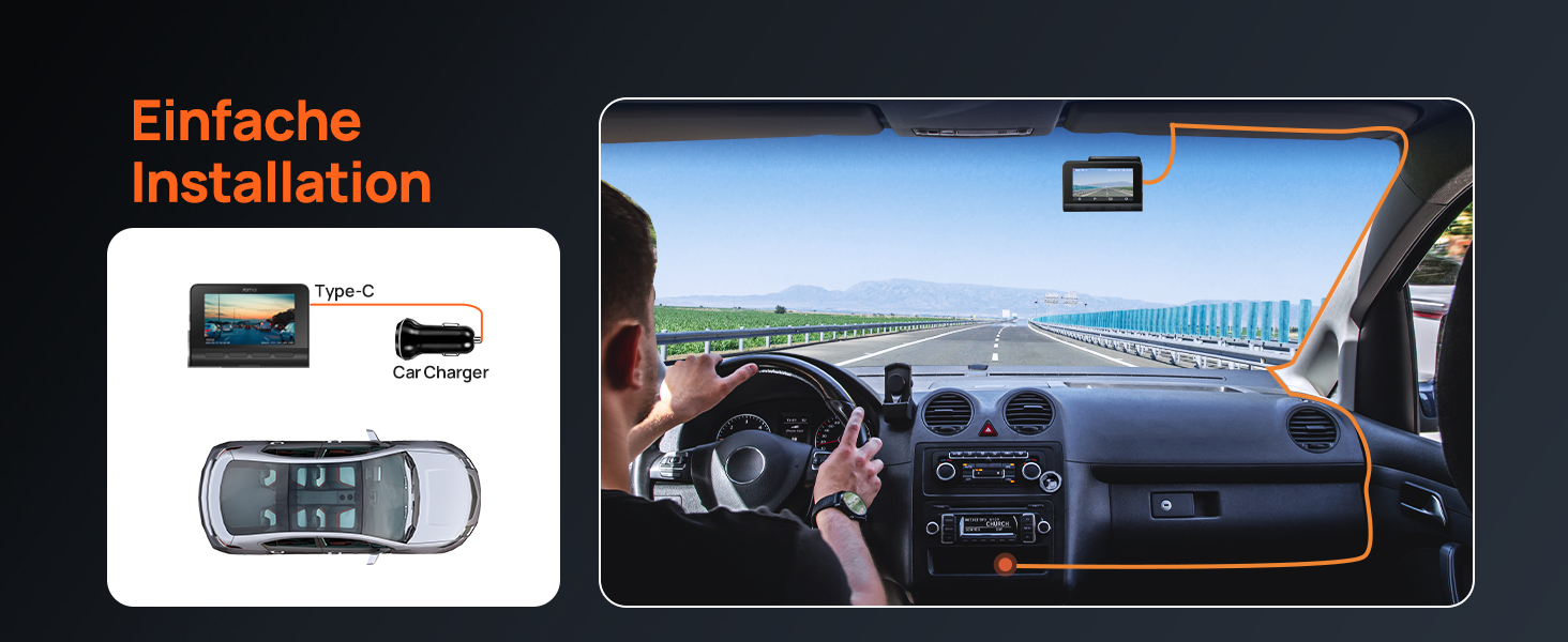 Автомобільний відеореєстратор 70mai A810S 4K з HDR, нічним баченням STARVIS 2, ADAS та карткою пам'яті 128ГБ, 24/7 моніторинг паркування