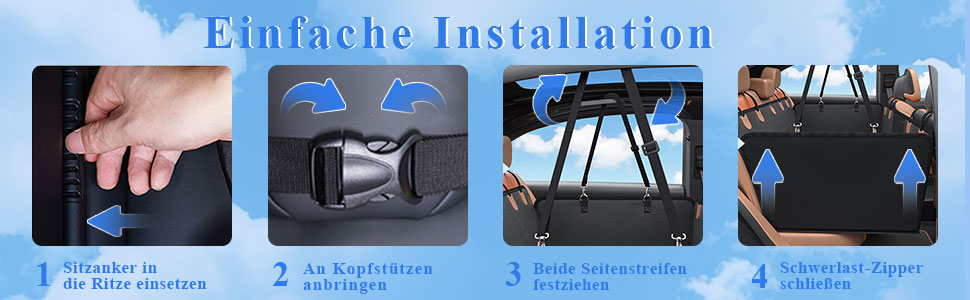 Накладка на сидіння автомобіля для собак з жорсткою основою, водонепроникна та стійка до подряпин, оранжева/чорна. Підходить для авто, SUV, мінівенів.