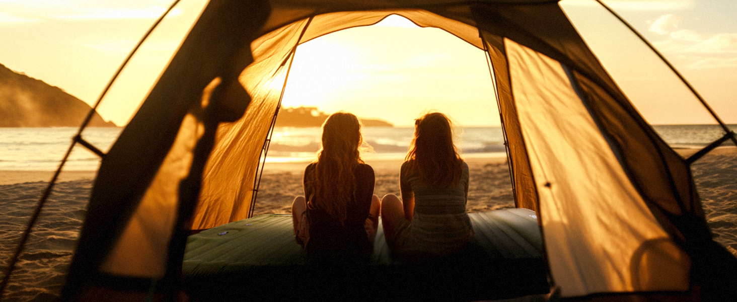 Килимок для кемпінгу Isomatte Origin самонадувний 2 особи, 14 см, армійний зелений