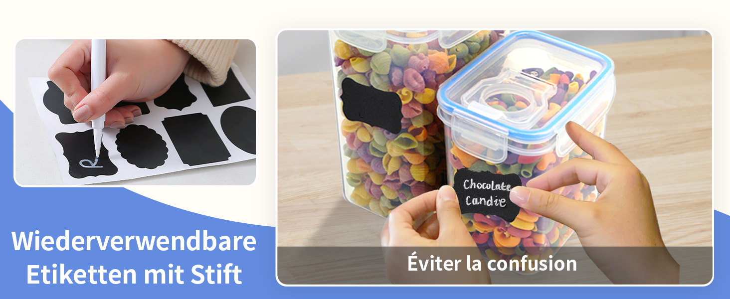 Набір контейнерів для зберігання їжі 10 шт, 1л, BPA-free, з кришкою, повітріодти, для заморожування та Meal Prep, для кухні