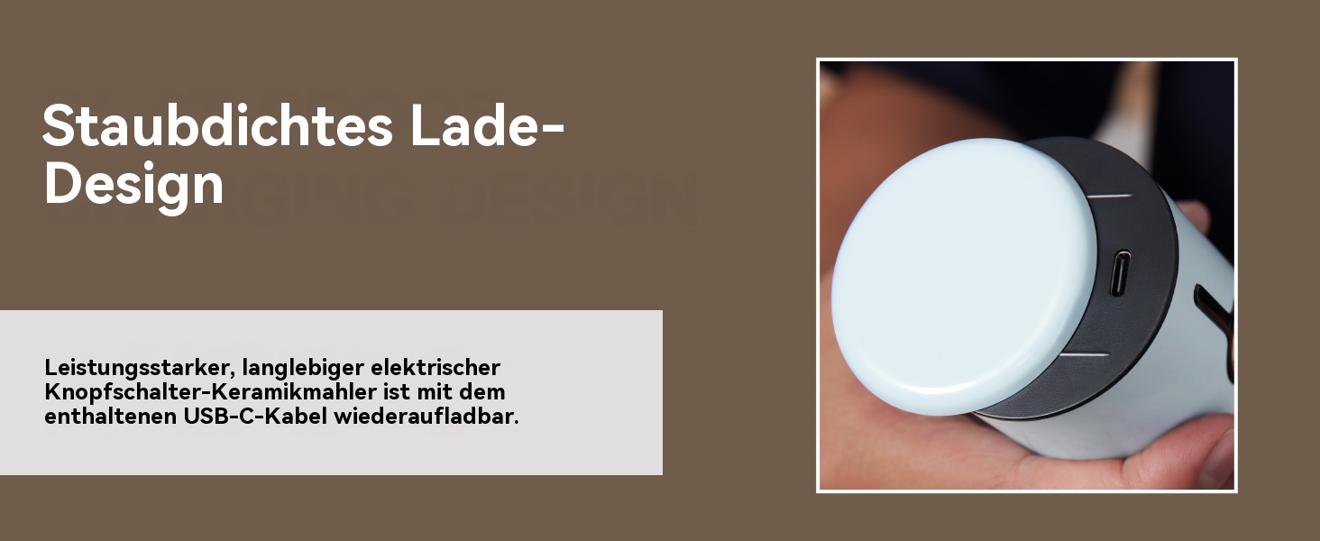 Електричні мельниці для солі та перцю 2 шт. з USB-зарядкою, 6-ступеневим жорном, LED-підсвічуванням та захистом від пилу. Перезаряджувані кухонні помічники