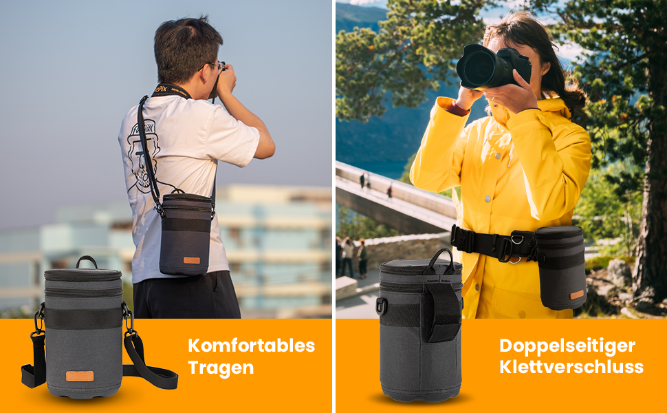 Чохол для об'єктива TARION: захисний, водонепроникний, XL, для Canon, Nikon, Pentax, Sony, Olympus