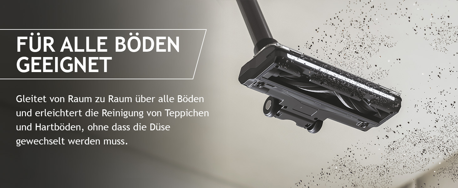 Бездротовий пилосос Hoover HF1 Plus: акумуляторний, з LED-підсвічуванням, HEPA-фільтр, для алергіків, 45 хв роботи