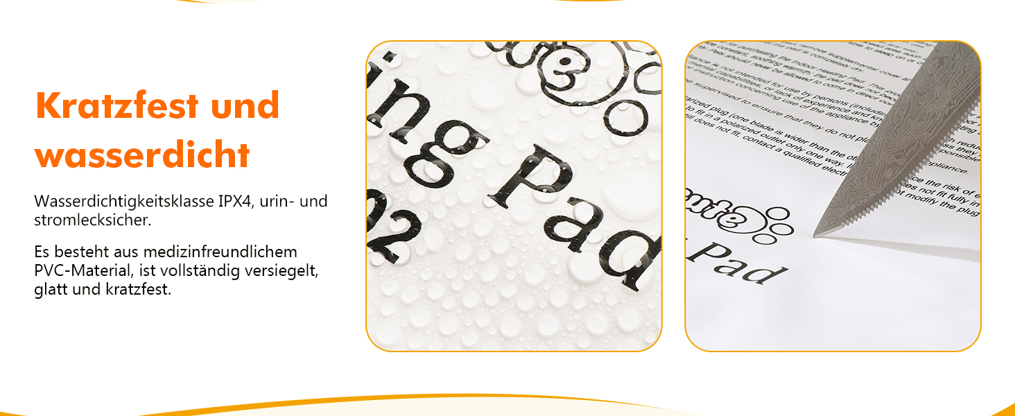 Електричний килимок для домашніх тварин Pecute - обігрівач для собак та котів, 40x50 см (M) / 90x60 см (XL) з контролером