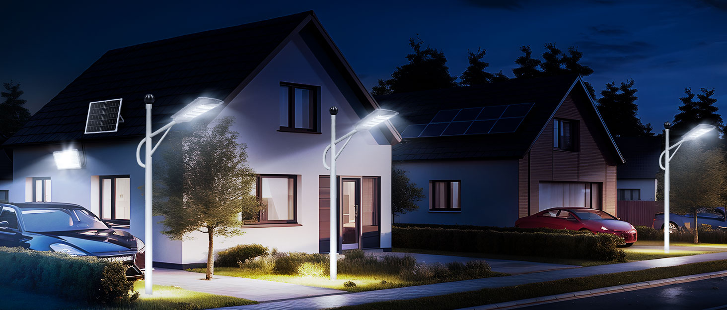 Світлодіодний прожектор Aigostar Solar для вулиці з великим сонячним модулем, димуванням 3000K/4500K/6500K, акумулятором 16000mAh, пультом ДУ, IP66, кабелем 5 м — сонячна лампа для саду та двору